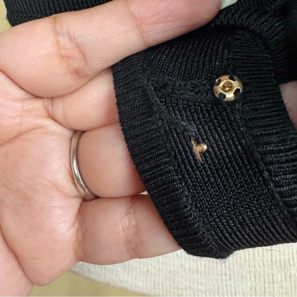 Milly Knit Paneled Sleeveless Fit & Flare Mini Dress in Black Size Small - Picture 12 of 14